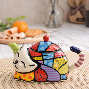 Mini Teapot -  Cat